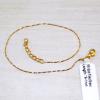 8+1"inch Brass Bracelet E - PBB999  18K Yellow Gold Plated Designer Chain Bracelet